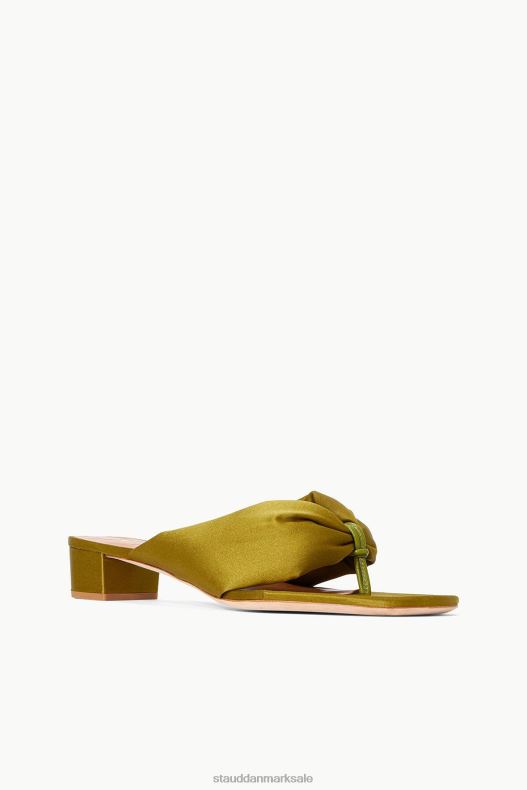 STAUD Kvinder dahlia sandal satin LR4T887 sko oliven