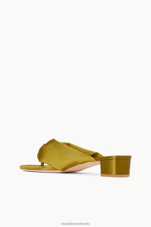 STAUD Kvinder dahlia sandal satin LR4T887 sko oliven