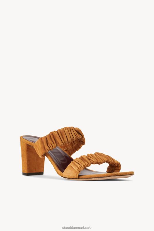 STAUD Kvinder frankie rynket sandal LR4T892 sko cashew ruskind
