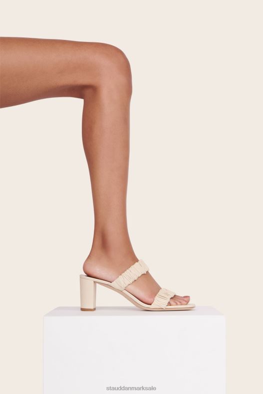 STAUD Kvinder frankie rynket sandal LR4T893 sko fløde
