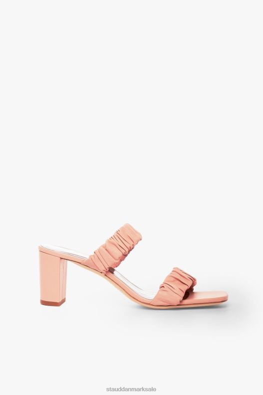 STAUD Kvinder frankie rynket sandal LR4T894 sko mørk blush