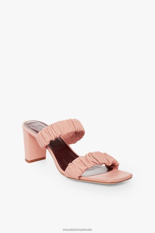 STAUD Kvinder frankie rynket sandal LR4T894 sko mørk blush