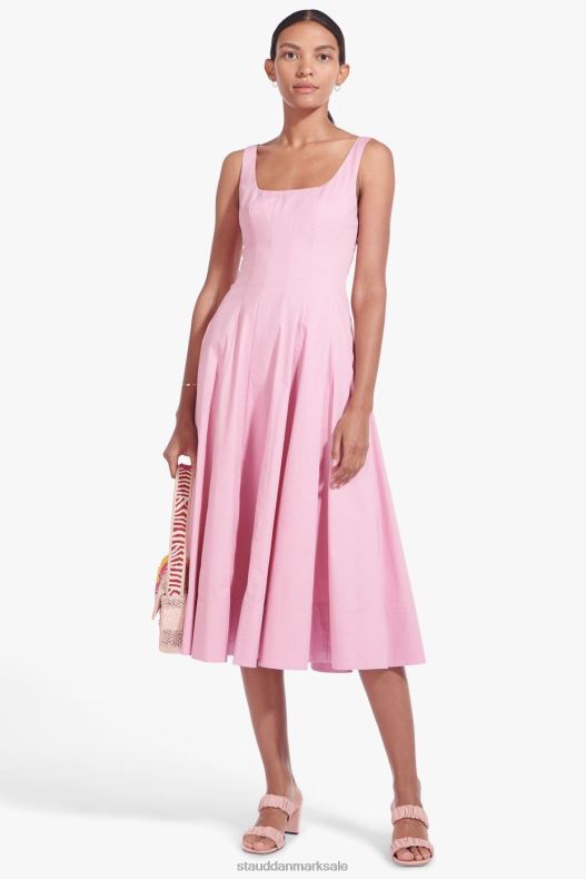STAUD Kvinder frankie rynket sandal LR4T894 sko mørk blush