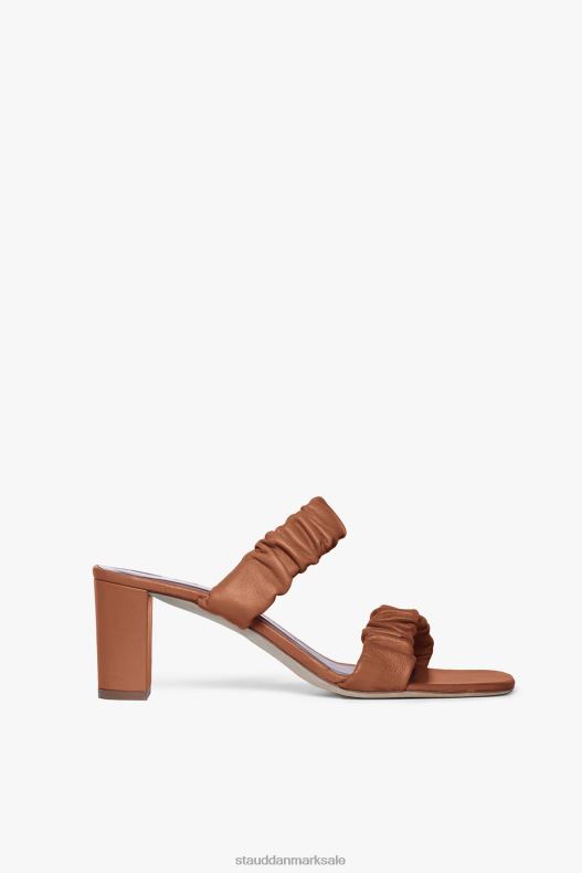 STAUD Kvinder frankie rynket sandal LR4T895 sko tan