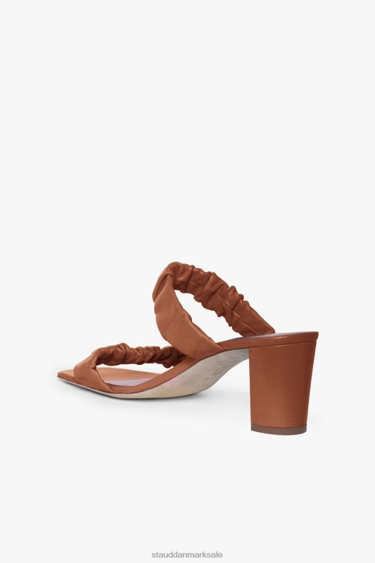 STAUD Kvinder frankie rynket sandal LR4T895 sko tan