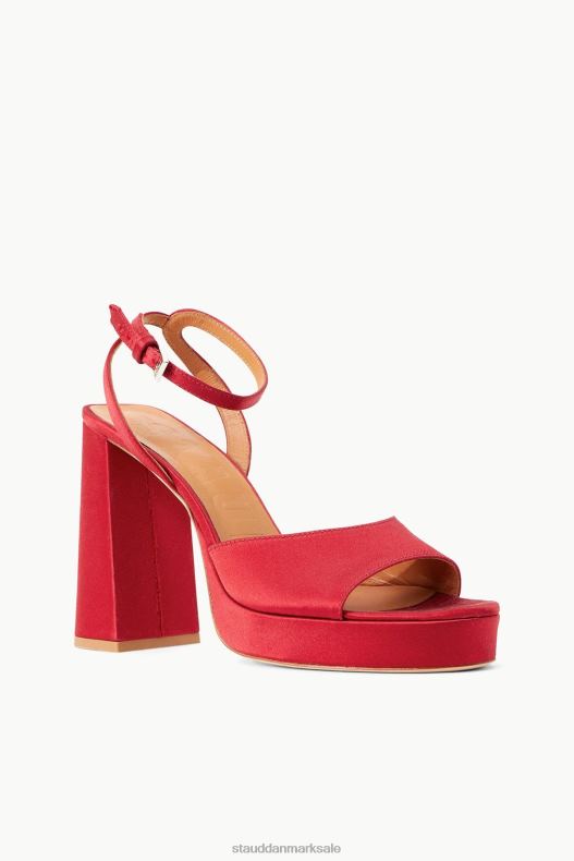 STAUD Kvinder solange platform LR4T748 tøj rubin satin
