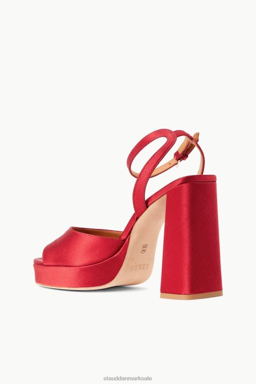 STAUD Kvinder solange platform LR4T748 tøj rubin satin