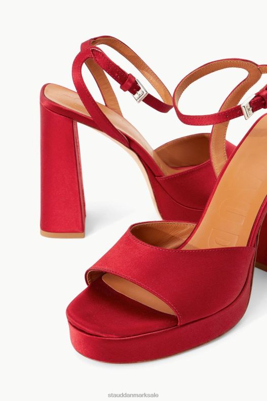 STAUD Kvinder solange platform LR4T748 tøj rubin satin