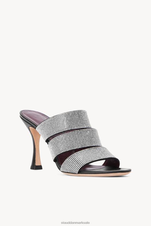 STAUD Kvinder sonny rhinestone sandal LR4T903 sko sort rhinsten