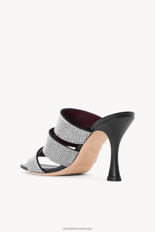STAUD Kvinder sonny rhinestone sandal LR4T903 sko sort rhinsten