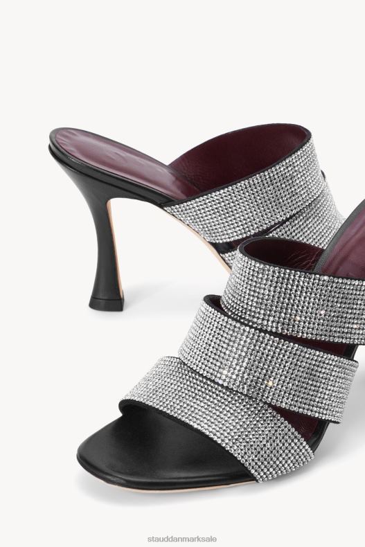STAUD Kvinder sonny rhinestone sandal LR4T903 sko sort rhinsten