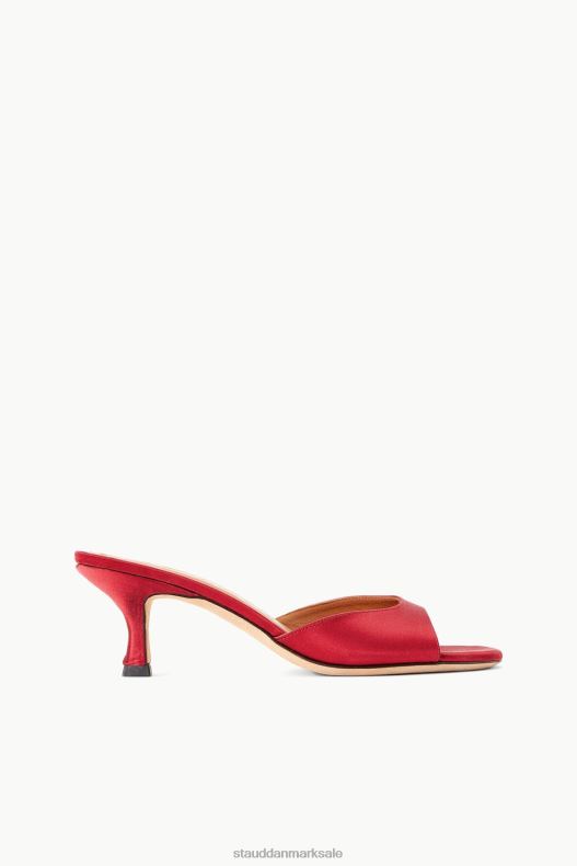 STAUD Kvinder brigitte muldyr LR4T941 sko rubin satin