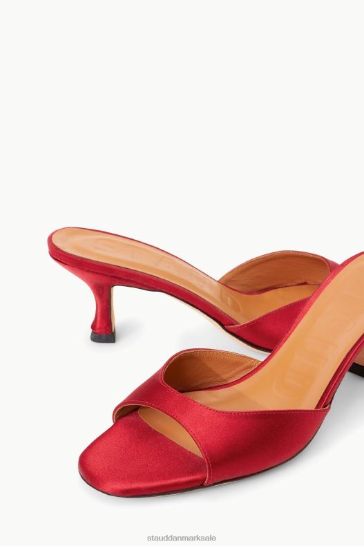 STAUD Kvinder brigitte muldyr LR4T941 sko rubin satin