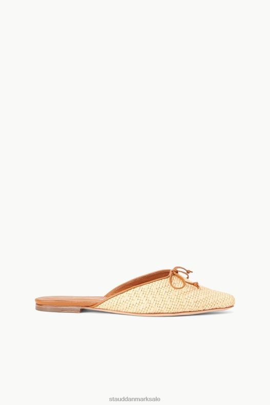 STAUD Kvinder gina mule raffia LR4T957 sko naturlig