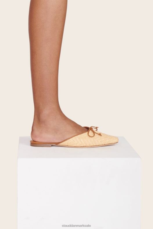 STAUD Kvinder gina mule raffia LR4T957 sko naturlig