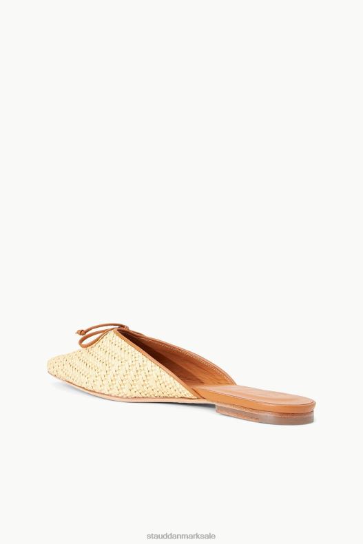 STAUD Kvinder gina mule raffia LR4T957 sko naturlig