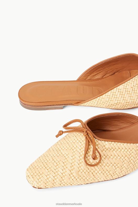 STAUD Kvinder gina mule raffia LR4T957 sko naturlig