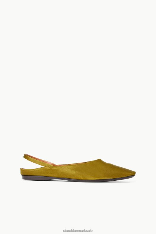 STAUD Kvinder janine muldyr satin LR4T952 sko oliven