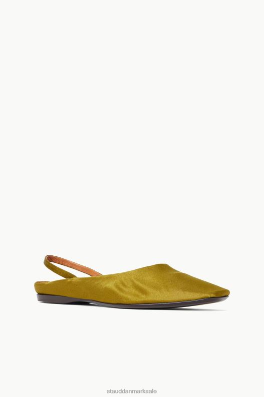 STAUD Kvinder janine muldyr satin LR4T952 sko oliven