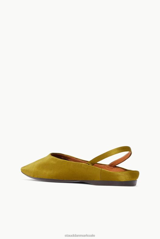 STAUD Kvinder janine muldyr satin LR4T952 sko oliven