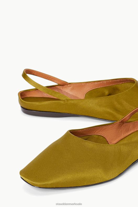 STAUD Kvinder janine muldyr satin LR4T952 sko oliven