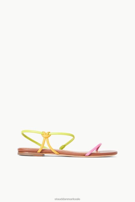 STAUD Kvinder laurbær sandal LR4T913 sko citron multi