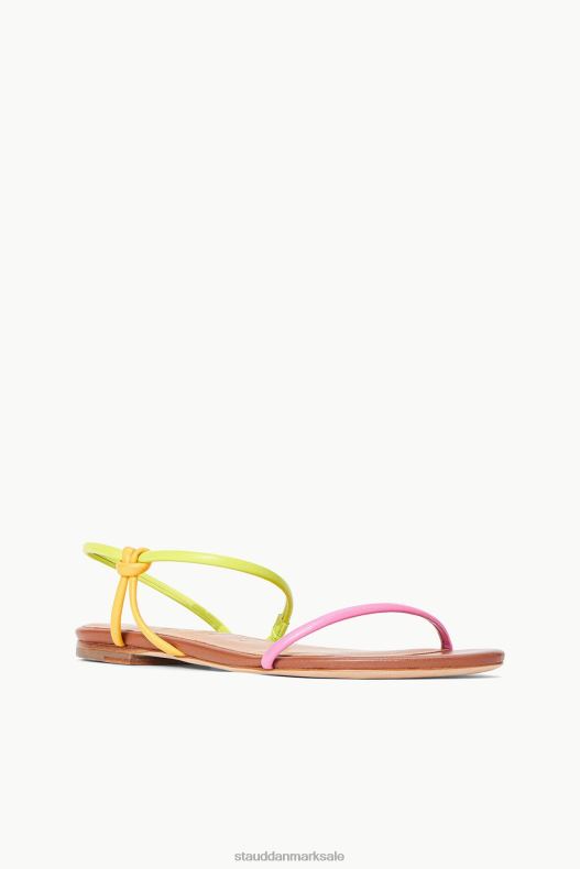 STAUD Kvinder laurbær sandal LR4T913 sko citron multi