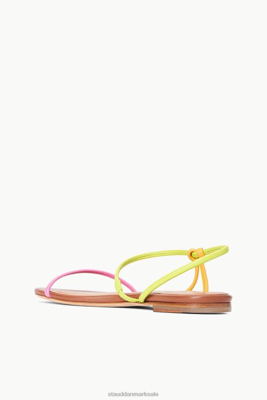 STAUD Kvinder laurbær sandal LR4T913 sko citron multi