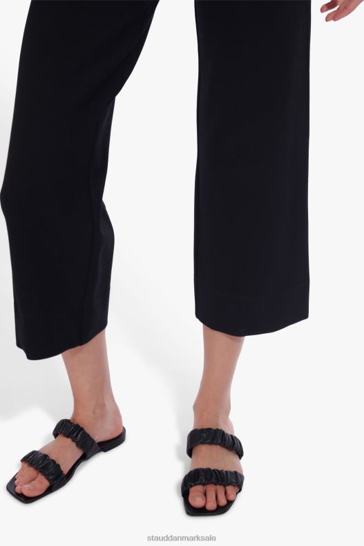 STAUD Kvinder maya rynket sandal LR4T926 sko sort