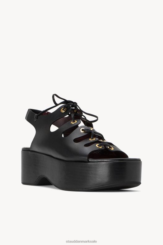 STAUD Kvinder quinn platform sandal LR4T959 sko sort