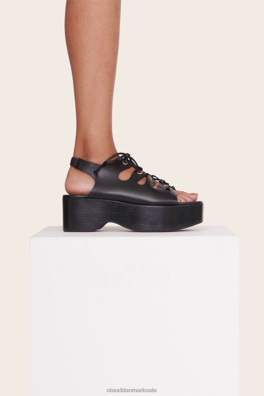 STAUD Kvinder quinn platform sandal LR4T959 sko sort