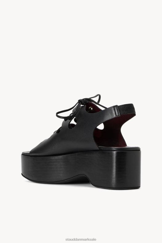 STAUD Kvinder quinn platform sandal LR4T959 sko sort