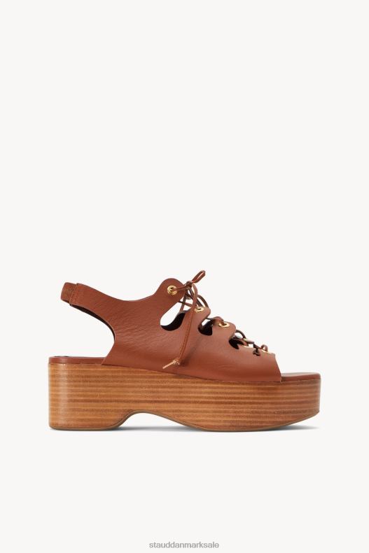 STAUD Kvinder quinn platform sandal LR4T960 sko tan