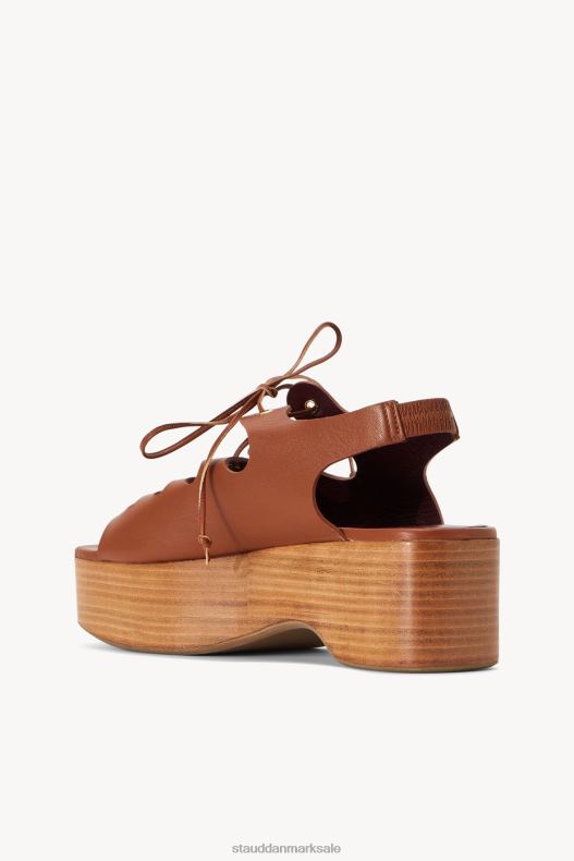 STAUD Kvinder quinn platform sandal LR4T960 sko tan