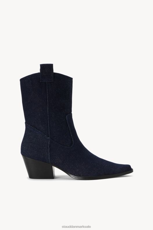 STAUD Kvinder juni støvle denim LR4T973 sko medium vask