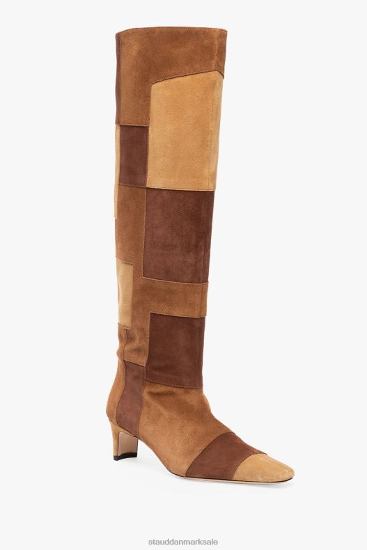 STAUD Kvinder wally støvle LR4T963 sko tan patchwork