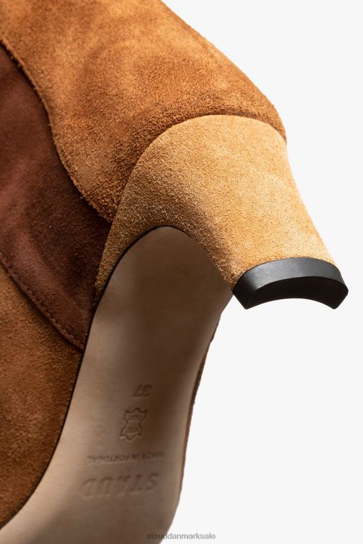 STAUD Kvinder wally støvle LR4T963 sko tan patchwork