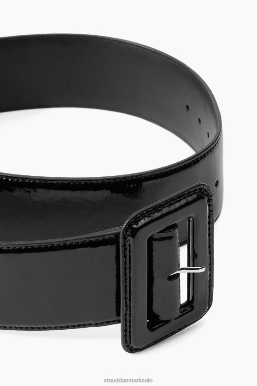 STAUD Kvinder bredt taljebælte LR4T856 tilbehør sort patent