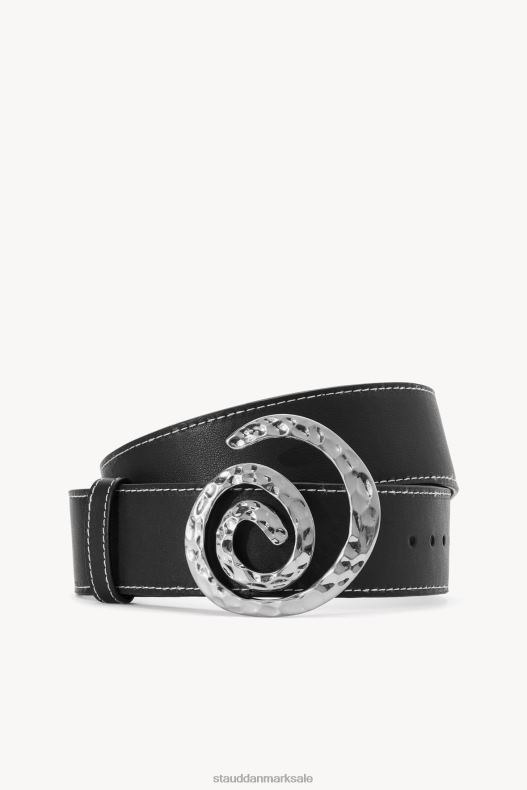 STAUD Kvinder swirl spænde bælte LR4T851 tilbehør sort