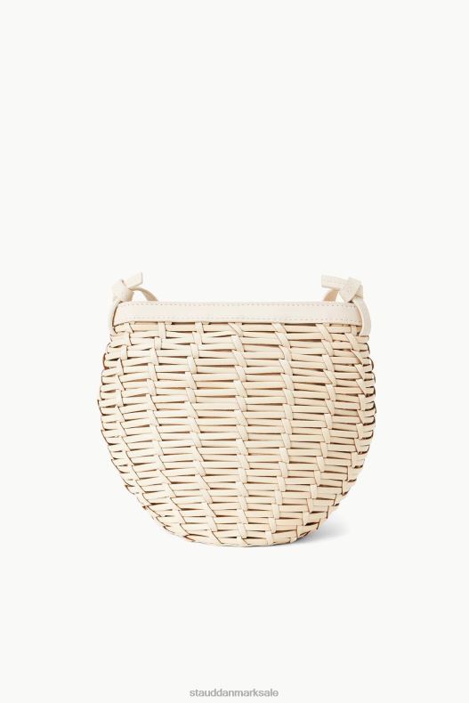 STAUD Kvinder anouk vævet crossbody taske LR4T649 tøj fløde