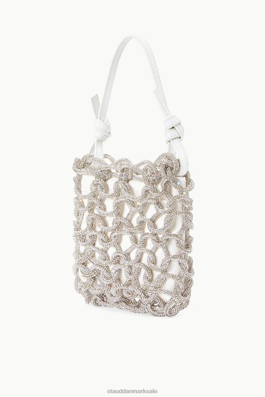 STAUD Kvinder tini krystal taske rhinestones LR4T1044 brude hvid