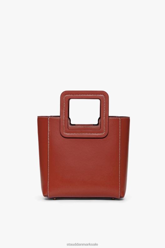 STAUD Kvinder mini shirley lædertaske LR4T823 tilbehør cognac