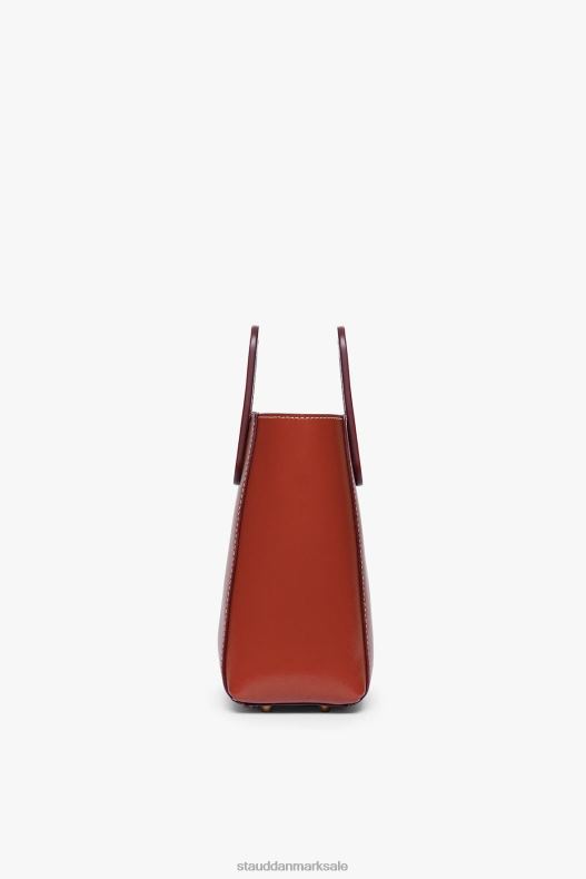 STAUD Kvinder mini shirley lædertaske LR4T823 tilbehør cognac