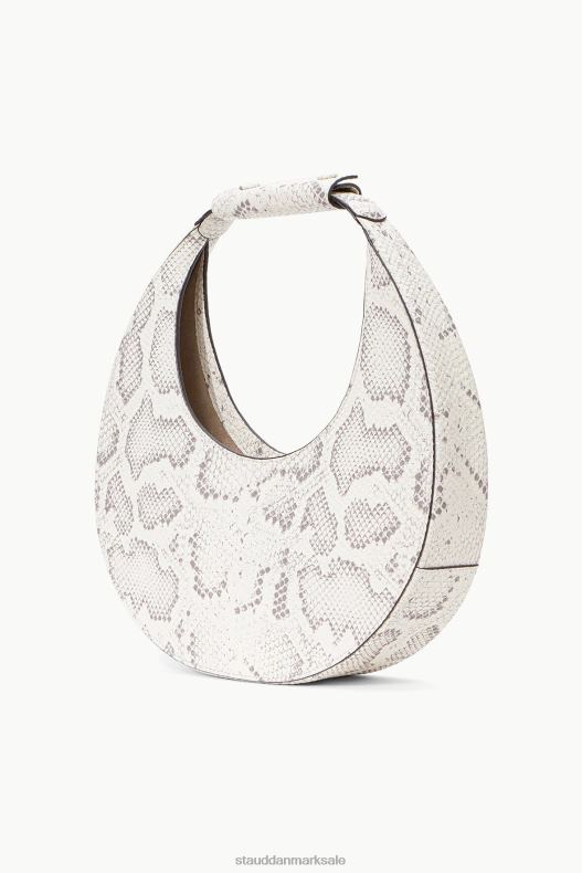 STAUD Kvinder moon bag slange præget LR4T755 tilbehør bleget