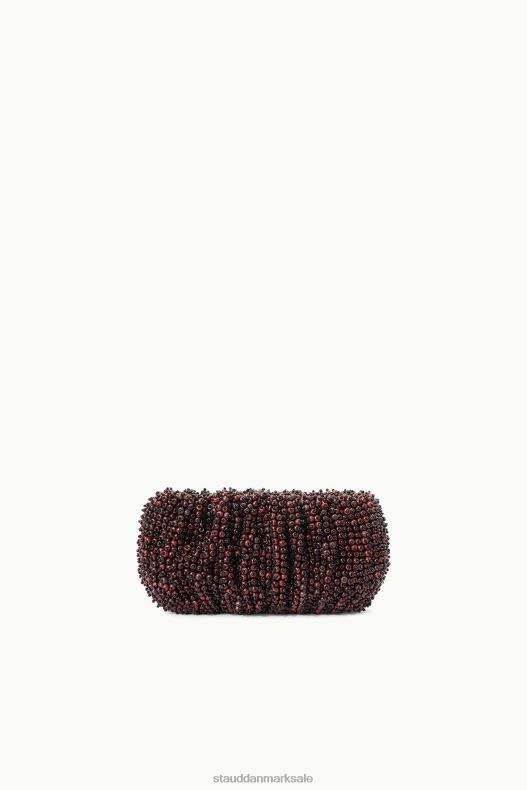 STAUD Kvinder beaded bønnepose mahogni LR4T682 tøj mahogni/sort