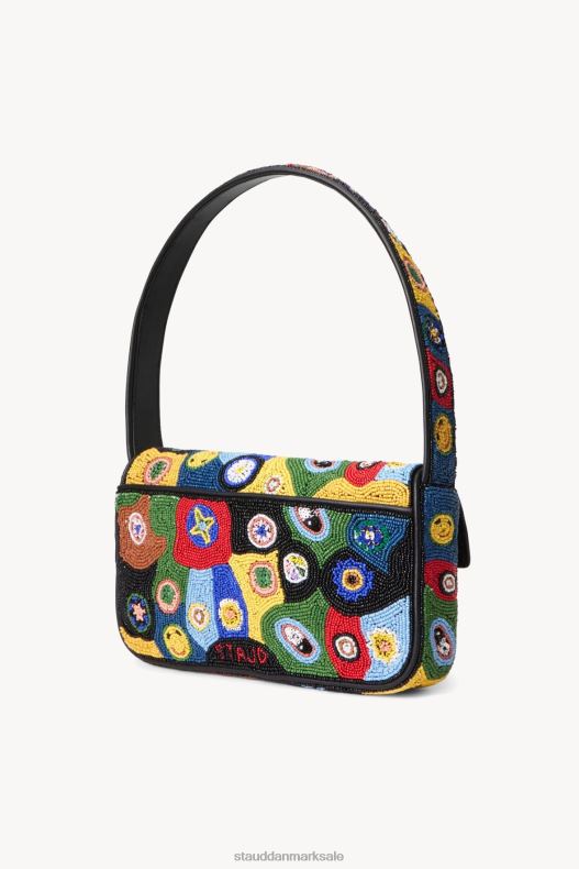 STAUD Kvinder tommy beaded taske LR4T717 tøj sort millefiori