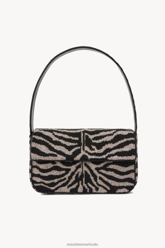 STAUD Kvinder tommy beaded taske LR4T718 tøj sort hvid