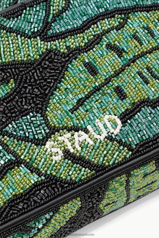 STAUD Kvinder tommy beaded taske LR4T721 tøj grøn palme
