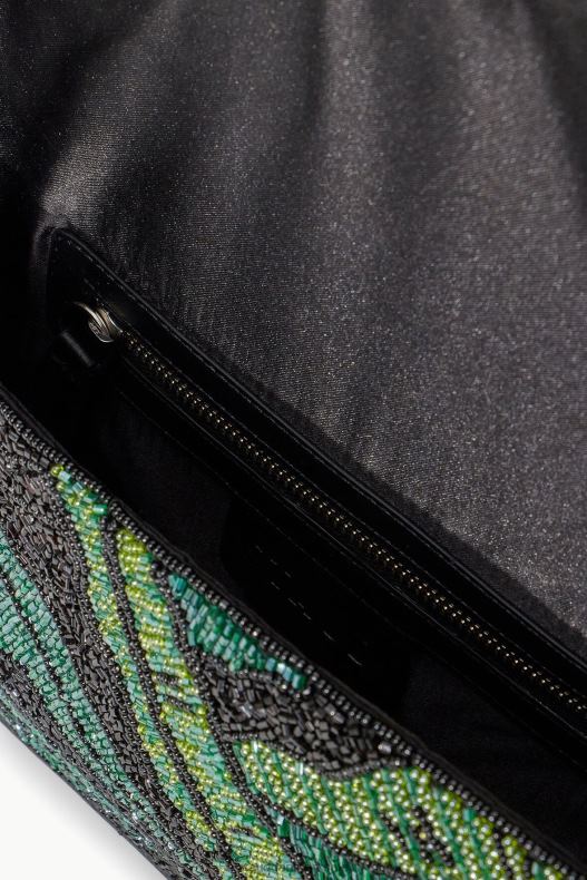 STAUD Kvinder tommy beaded taske LR4T721 tøj grøn palme