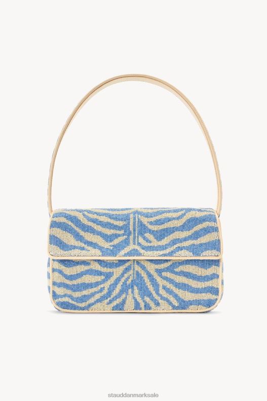 STAUD Kvinder tommy beaded taske LR4T722 tøj lyseblå creme